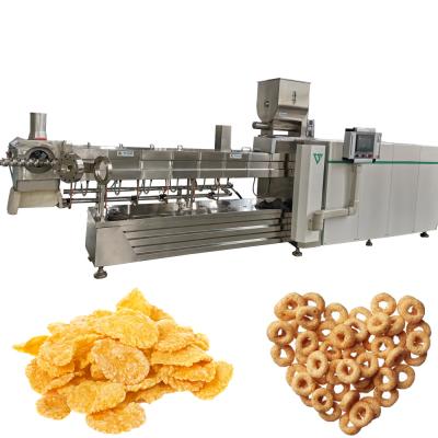 China China Sugar Coated Corn Flakes Breakfast Cereal Production Line Easy Operation Process for sale