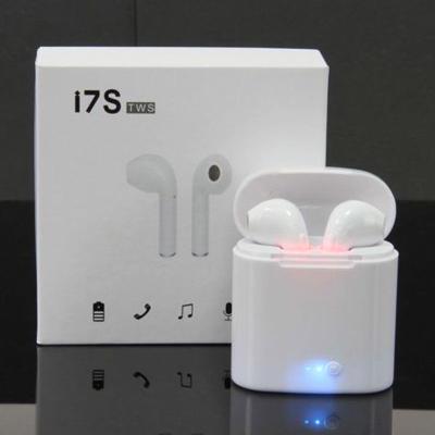 China 2021 Amazon headband straining i7s cheap earphone, i7s headset mini wireless waterproof mobile phone earphone earbuds for sale