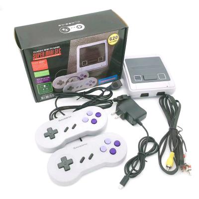 China TV- Video Game Player Mini Game Console Retro Handheld TV Dual Gamepad Built-in 620 Games For SFC for sale