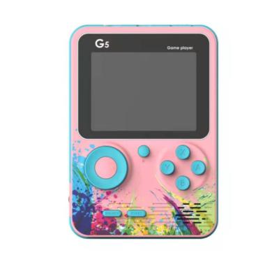 China Nostalgia 500 Retro Games G5 Childhood Game Retro Amusement Macaron FC Game Console Dual Color Classic Handheld Games Screen for sale