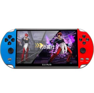 China Game Playing X12Plus Retro Game Console 7 Inch HANDHELD Classic Portable Handheld Dual Video Game Console 16GB HD TV Game Console for sale