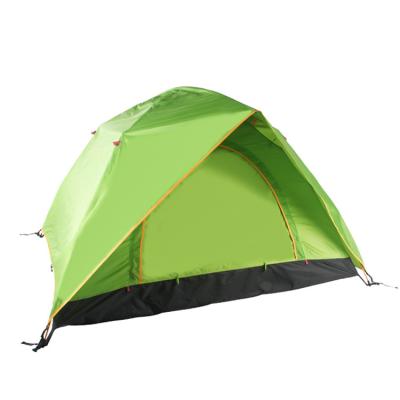 China Straight Bracing Type Double Layer 2 Or 3 Person Automatic Portable Waterproof Camping Tent Outdoor Tents for sale