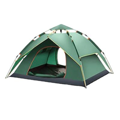 China Straight Tether Type 3-4 People Camping Tent Automatic Pop Up Outdoor Family Tent Raising Shelter Instant Set Up Portable Tent for sale