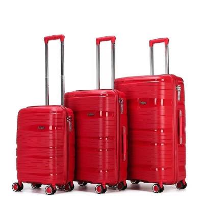 China High Quality Hard Shell Trolley Luggage Luggage Bag, Smart Airplane Trolley Case Suitcase pp Travel Luggage for sale