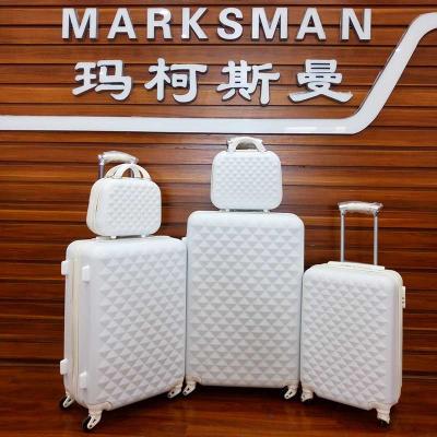 China Wholesale Trolley Luggage New Style ABS Airline Trolley Luggage Set Colorful Suitcase Set for sale