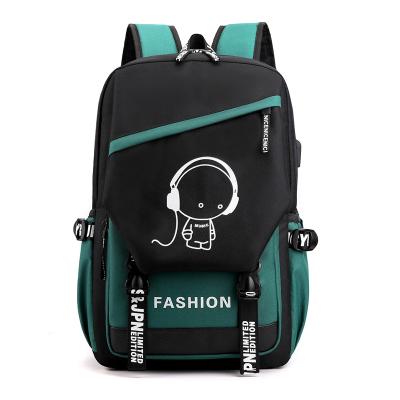 China With USB Sniper Fashion Casual Waterproof Laptop Business Bag Satchel Backpack With USB Earphone Hole Design For Men Male Boy for sale