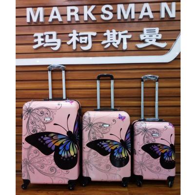 China Hard Shell Trolley Luggage Light Weight Trolley Suitcase,High Quality 3pcs 20