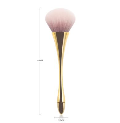 China BS-MALL Skin-friendly Synthetic Gold Powder Blush Single Makeup Brush For Wholesale for sale