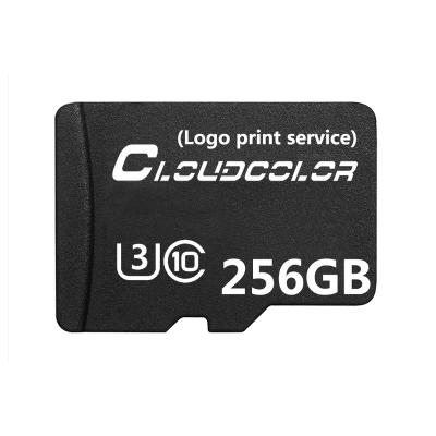 China Shenzhen U3 256GB factory price custom class 10 mobile tf 256gb sd micro flash memory card for sale