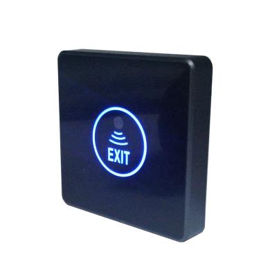 China Plastic Surface Install Touchless Infrared Door Lock Release Touchless Switch No Touch Exit Button For Access Control System for sale