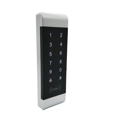 China Narrow ID Backlit Card Rfid 125khz Keypad Plastic Case Touch Door Lock Access Control System for sale