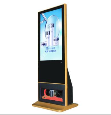 China Hot Selling Good Quality Iron Scrolling Billboard Advertising Info Board With Shoe Polisher for sale