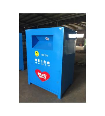 China Outdoor Factory Price New Arrival Direct Used Used Shoes Old Recycling Donation Bins Container for sale