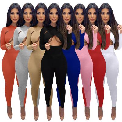 China From Anti-pilling Ikebel 2022 New Trending Sexy Summer Rompers Overalls Women Hollow Out Romper Overalls for sale