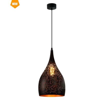 China Beautiful Kitchen Black Iron Decorative Hanging Lamp Hotel Restaurant Modern Pendant Light Lamp Cover for sale