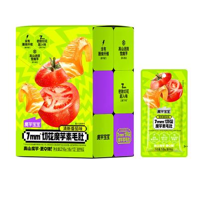 China Open the bag and eat konjac snack Zhushan desktop snack 216g vegetarian konjac tomato seasoned konjac for sale