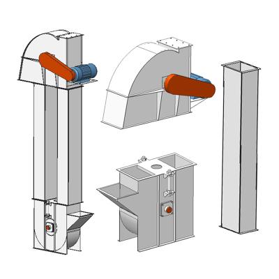 China Heat Resistant Manufacturers Supply Feed Pellet Bucket Elevators And Grain Vertical Conveyors for sale