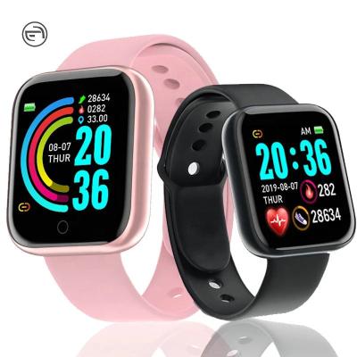 China D20 Touch Screen Smart Watch Y68 Wrist Band Wrist Band Blood Pressure Sports Bracelet Fitness Tracker D20 New for sale