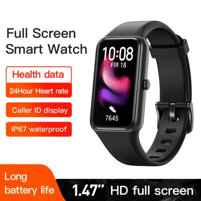 China C11 Smartwatch Touch Screen 1.47 Inch Vfit Heart Rate Blood Pressure Oxygen IP67 Waterproof Smart Watch For Women Men Wristband for sale