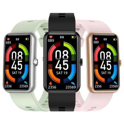 China Touch Screen Sports Heart Rate Blood Pressure Oxygen IP68 Call Reminder Women Health Smart Bracelet Waterproof Watch Band X38 Smartwatch L16 for sale