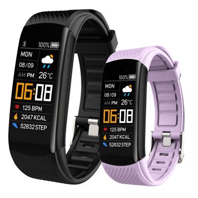 China C5S Touch Screen Sports Waterproof Heart Rate Health Monitor Blood Pressure Smartwatch Pedometer CE Rohs Smart Watch Fitness Wristband for sale