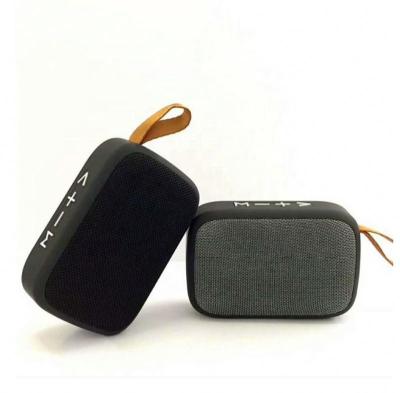 China New Phone Function Drop Shipping Mini Wireless Speaker Textile Portable BT Mp3 Subwoofer Usb TF Card For Mobile Phone for sale