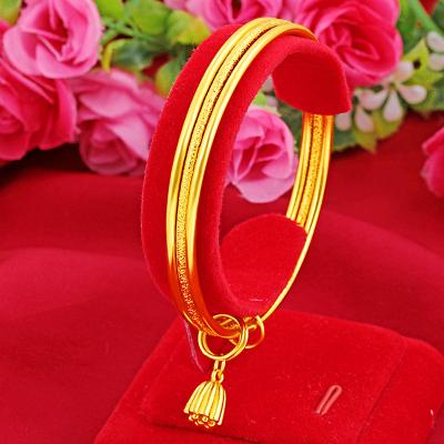 China Fashion TRENDY Style Ring Gold Sand Vietnam One-of-a-Kind Bracelets For Ladies for sale