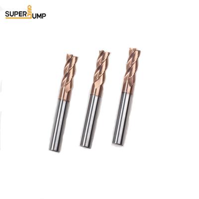 China General High Speed ​​Solid Cut 4 Flute HRC60 Square Carbide End Mill /Carbide End Mill Tools for sale