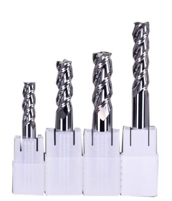 China Carbide Carbide End Mill With Uncoating / Aluminum Alloy Endmills For Wood for sale