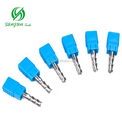 China 3Flutes Carbide Aluminum Carbide End Mill Bits For Aluminum Processing for sale