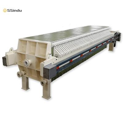 China Ssindu Extracting Dewatering Sludge Membrane Filter Press Machinery Equipment Wastewater Treatment Plant Environmental Expert for sale