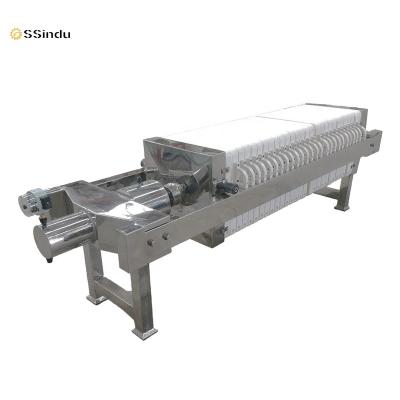 China Coconut Oil Purifying 2023 New Multi-Layer Hydraulic Stainless Steel Plate Filter Press Cooking Oil Processing for sale