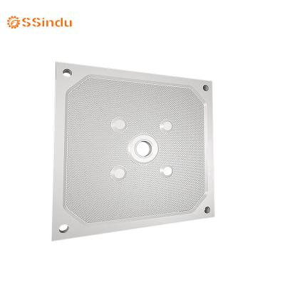 China Building Material Shops SSINDU 2023 Manufacture Flat Filter Press Plate And Filter Press Frame Filtration Filter for sale