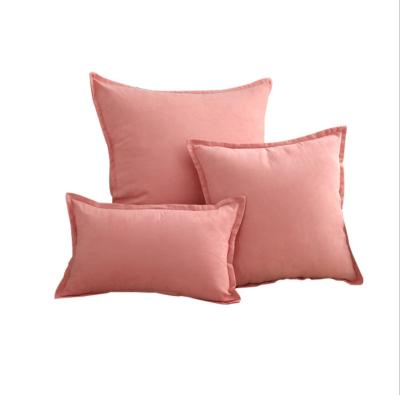 China Sofa Decorative Plain Non-Toxic Satin Canvas Pillow Case Cover Pillow Case For Hair And Skin for sale