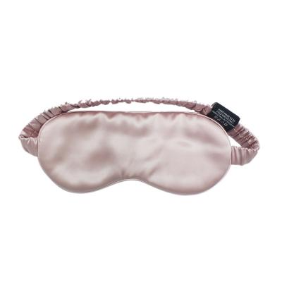 China 22 Momme Mulberry Silk Eye Mask Sleep Comfortable Soft Cover Soft Eye Mask Shade Blindfold Cover for sale