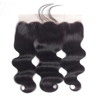 China Brazilian Straight Hair Frontal Closure 13x4 Lace Frontal 4x4 Lace Closure Body Wave Pre Plucked With Baby Hair For Women for sale