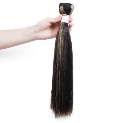 China Wholesale High Quality Soft Wave Two ColorBrazilian Silky Straight Cuticle Aligned Virgin Hair Mix Bundles for sale