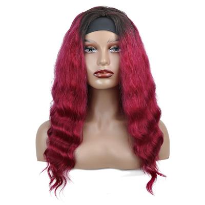 China Brazilian Hair Wigs Headband Wig Color Curl New Two Hair Loose Deep Wig Headband For Body Wave Jerry Kinky Curly Women Color for sale