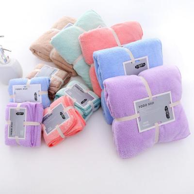 China Folded Sofa Bedspread Long Shaggy Soft Blanket Bedding 2pcs/set Fluffy Blanket Winter Warm Throw Blankets for sale