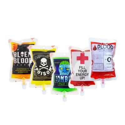 China Disposable Flexible Plastic Blood Bags For Drink / Milk Packaging Bag / Juice Pouch for sale