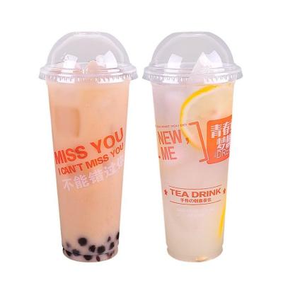 China Single Wall Disposable Plastic 16Oz Cups for sale