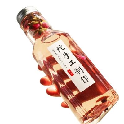 China High Quality Round 300Ml PP Clear Plastic Fruit Juice Bottle With Different Kind Of Beverage Caps for sale