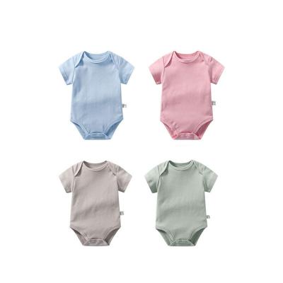 China Baju Bayi Rompers Baby Onesie Baby One-Piece Rompers Summer Short Sleeve Jumpsuits Baby Onesie Baby Clothes Jumpsuits for sale