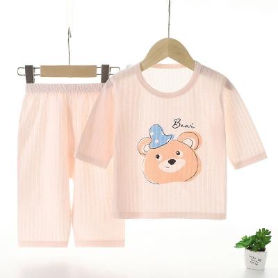 China Kids Casual Cool Pajamas Sets Toddler Summer Clothes Sleepwear For Infant Kids Girl Clothes Nightgowns Set for sale