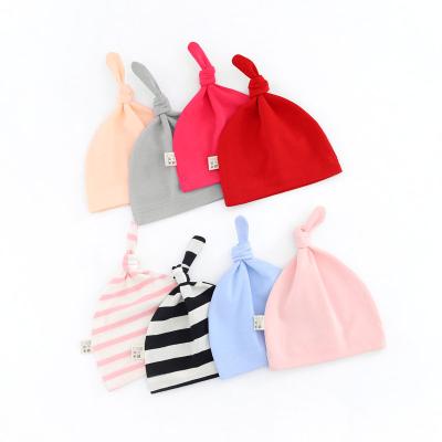 China European and American Style Baby Hats and Caps 0-12 Months Newborn Baby Beanie Hats Newborn Hat Babi Knit Hat Organic Cotton for sale