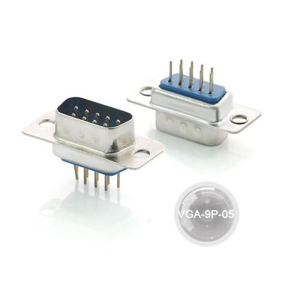 China Power WNRE 9 Pin VGA-9P-05 Sub VGA Male Mini D Connector for sale