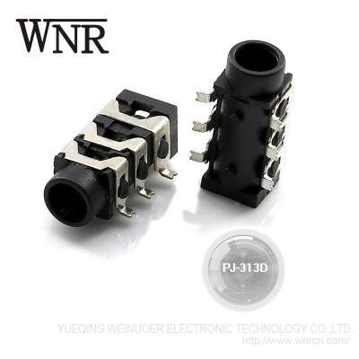 China audio & WNRE PJ-313D 6 video terminal 3.5 mm jack 3.5mm female audio telephone socket smd for sale