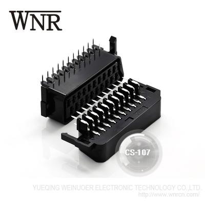 China Automotive WNRE CS TYPE 42 Pin 21 Pin Mini Scart Connector Female Socket for sale