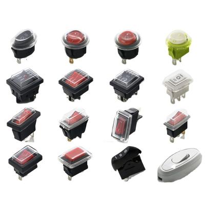 China Good Quality Copper / Iron Defond 15A 125Vac Double Throw Double Pole Rocker Switch for sale