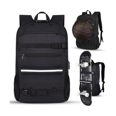 China OEM Skateboarding Backpack Simbow Football and Basketball Backpack with USB Lock Water Resistant Anti-theft Laptop Filling Left Bag for sale